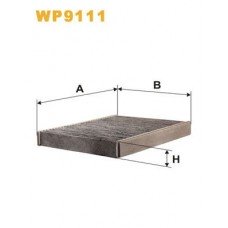 Φίλτρο αέρα εσωτερικού χώρου FORD FIESTA 2002 - 2005 ( Mk5a ) WIX FILTERS WP9111