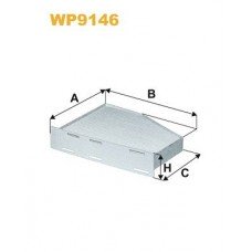Φίλτρο αέρα εσωτερικού χώρου VW GOLF 2004 - 2008 ( Mk5 ) WIX FILTERS WP9146