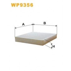 Φίλτρο αέρα εσωτερικού χώρου OPEL ASTRA 2010 - 2013 ( J ) WIX FILTERS WP9356