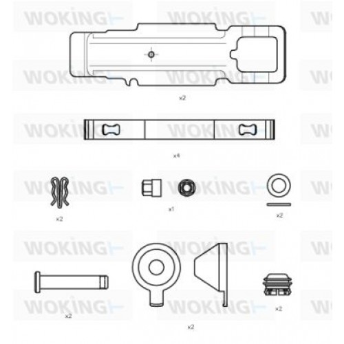 Αξεσουάρ/εξαρτήματα Δισκόφρενο NISSAN PRIMERA 1996 - 1999 ( P11 ) WOKING 0