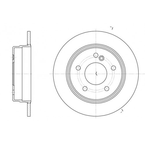 Δισκόπλακες MERCEDES C CLASS 1993 - 1995 ( W202 ) WOKING D6193.00