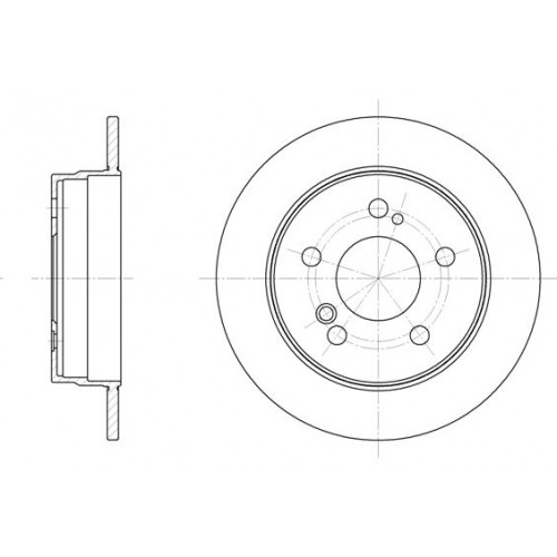 Δισκόπλακες MERCEDES E CLASS 1985 - 1993 ( W124 ) WOKING D6194.00 Δισκόπλακες MERCEDES E CLASS 1985 - 1993 ( W124 ) WOKING D6194.00