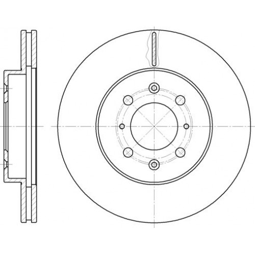 Δισκόπλακες HONDA CIVIC 2001 - 2004 ( EP / S / U / V / M ) WOKING D6224.10 Δισκόπλακες HONDA CIVIC 2001 - 2004 ( EP / S / U / V / M ) WOKING D6224.10
