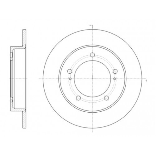 Δισκόπλακες SUZUKI SAMURAI - 1988 ( SJ410 ) WOKING D6329.00 Δισκόπλακες SUZUKI SAMURAI - 1988 ( SJ410 ) WOKING D6329.00