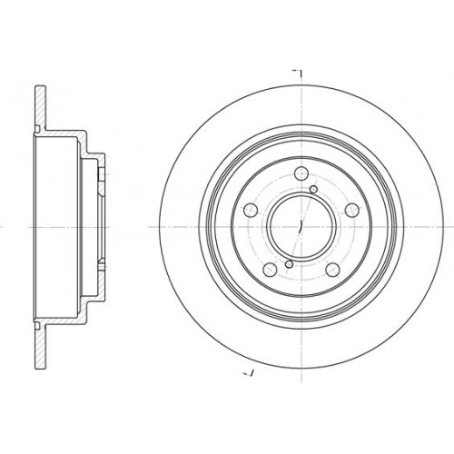 Δισκόπλακες SUBARU FORESTER 2000 - 2002 ( SF ) WOKING D6398.00