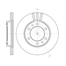 Δισκόπλακες VW TARO 1989 - 1994 WOKING D6408.10
