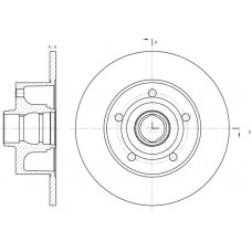 Δισκόπλακες AUDI A4 1995 - 1998 ( 8D ) WOKING D6431.00