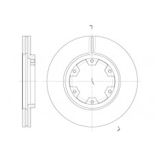 Δισκόπλακες NISSAN TERRANO 1996 - 1999 ( R20 ) WOKING D6466.10
