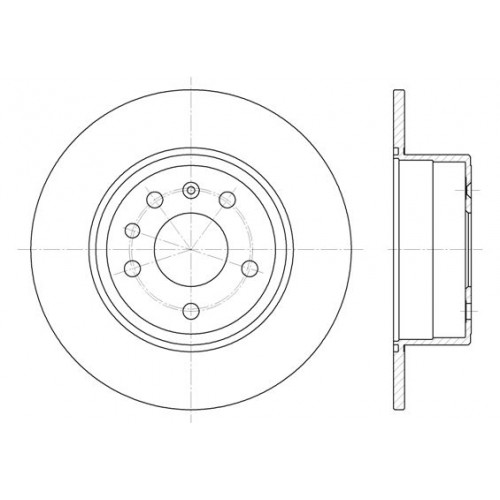 Δισκόπλακες OPEL VECTRA 1996 - 1998 ( B ) WOKING D6487.00