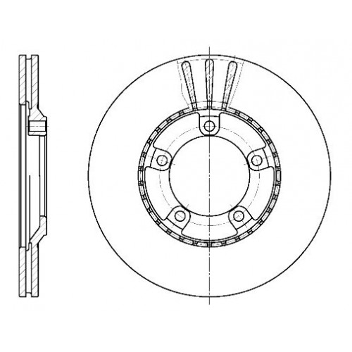 Δισκόπλακες HYUNDAI PORTER 1996 - 2004 WOKING D6520.10 Δισκόπλακες HYUNDAI PORTER 1996 - 2004 WOKING D6520.10
