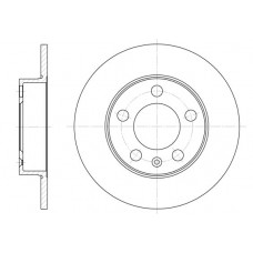 Δισκόπλακες VW NEW BEETLE 2005 - 2011 ( 9C1 ) WOKING D6547.00