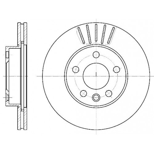 Δισκόπλακες VW SHARAN 2000 - 2010 ( 7M ) WOKING D6551.10 Δισκόπλακες VW SHARAN 2000 - 2010 ( 7M ) WOKING D6551.10