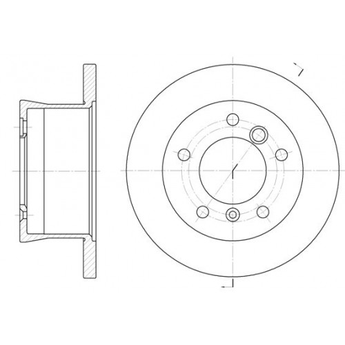 Δισκόπλακες MERCEDES G CLASS 1990 - ( W461 ) WOKING D6566.00