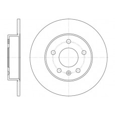 Δισκόπλακες OPEL CORSA 2000 - 2004 ( C ) WOKING D6578.00