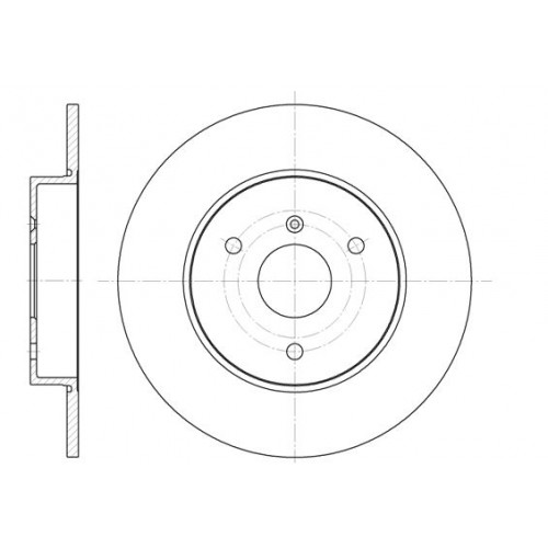 Δισκόπλακες SMART FORTWO 2004 - 2007 ( 450 ) WOKING D6617.00 Δισκόπλακες SMART FORTWO 2004 - 2007 ( 450 ) WOKING D6617.00