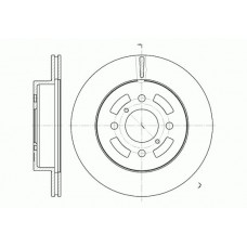 Δισκόπλακες SUZUKI IGNIS 2000 - 2003 ( RG ) WOKING D6642.10