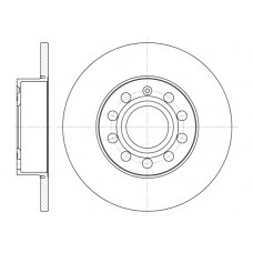 Δισκόπλακες MERCEDES A CLASS 2004 - 2008 ( W169 ) WOKING D6650.00
