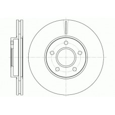 Δισκόπλακες HYUNDAI ACCENT 2006 - 2011 ( MC ) WOKING D6662.10