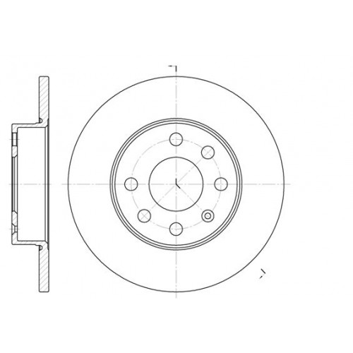 Δισκόπλακες OPEL CORSA 2000 - 2004 ( C ) WOKING D6664.00 Δισκόπλακες OPEL CORSA 2000 - 2004 ( C ) WOKING D6664.00