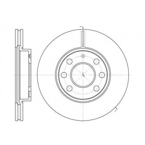 Δισκόπλακες OPEL CORSA 2000 - 2004 ( C ) WOKING D6665.10 Δισκόπλακες OPEL CORSA 2000 - 2004 ( C ) WOKING D6665.10