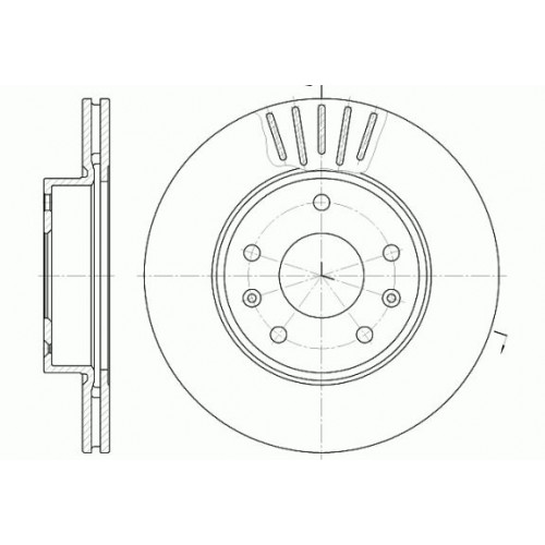 Δισκόπλακες OPEL ASTRA 1998 - 2004 ( G ) WOKING D6670.10