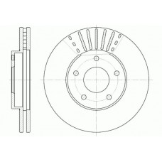 Δισκόπλακες NISSAN PRIMERA 2002 - 2007 ( P12 ) WOKING D6681.10