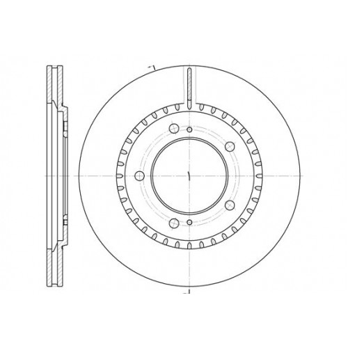 Δισκόπλακες SUZUKI GRAND VITARA 2006 - 2009 ( JB ) WOKING D6699.10 Δισκόπλακες SUZUKI GRAND VITARA 2006 - 2009 ( JB ) WOKING D6699.10