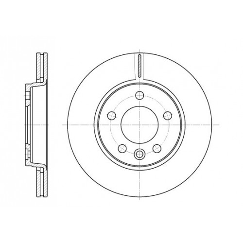 Δισκόπλακες VW TRANSPORTER 2003 - 2009 ( 7H ) ( T5 ) WOKING D6707.10