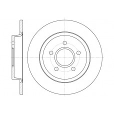 Δισκόπλακες FORD FOCUS 2004 - 2008 (MK2A) WOKING D6712.00
