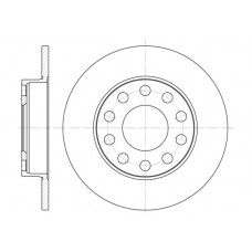 Δισκόπλακες AUDI 80 1991 - 1995 ( 8C ) ( B4 ) WOKING D6753.00