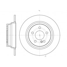 Δισκόπλακες MERCEDES E CLASS 2002 - 2006 ( W211 ) WOKING D6787.00