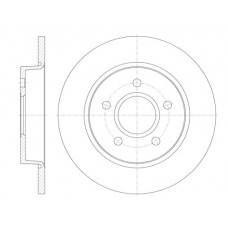 Δισκόπλακες FORD FOCUS 2004 - 2008 (MK2A) WOKING D6846.00