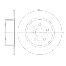 Δισκόπλακες TOYOTA AVENSIS 2000 - 2003 ( T220 ) WOKING D6878.00