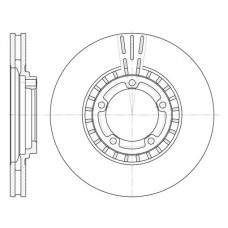 Δισκόπλακες HYUNDAI H-1 STAREX 1998 - 2001 WOKING D6884.10