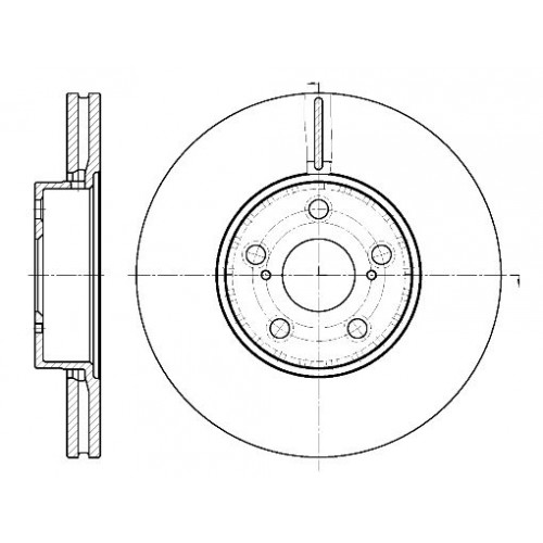 Δισκόπλακες TOYOTA AVENSIS 2000 - 2003 ( T220 ) WOKING D6887.10 Δισκόπλακες TOYOTA AVENSIS 2000 - 2003 ( T220 ) WOKING D6887.10