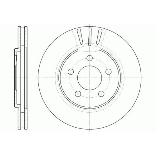 Δισκόπλακες CHRYSLER STRATUS 1995 - 2001 ( JA ) WOKING D6947.10 Δισκόπλακες CHRYSLER STRATUS 1995 - 2001 ( JA ) WOKING D6947.10