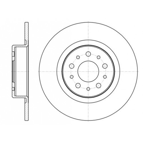 Δισκόπλακες PEUGEOT 407 2004 - 2008 ( 6D_ ) WOKING D6968.00 Δισκόπλακες PEUGEOT 407 2004 - 2008 ( 6D_ ) WOKING D6968.00