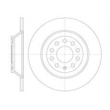 Δισκόπλακες AUDI A6 2004 - 2008 ( 4F ) WOKING D6969.00
