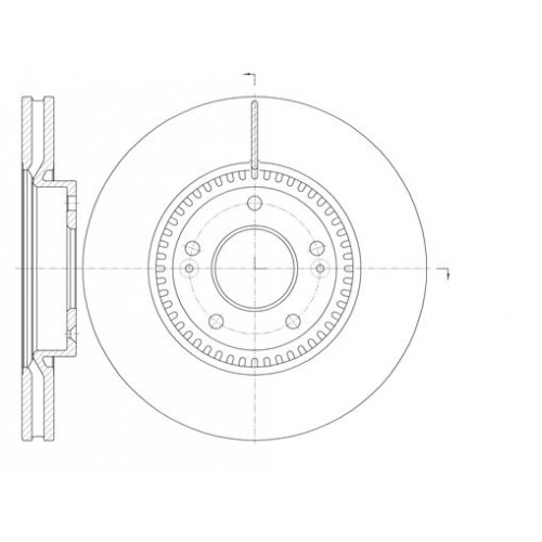 Δισκόπλακες HYUNDAI SONATA 2006 - 2011 ( NF ) WOKING D6988.10