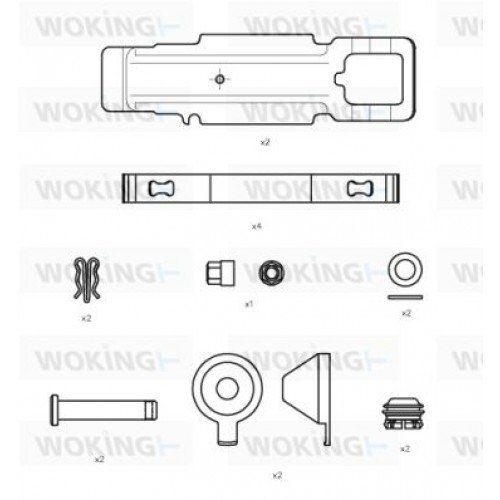 Αξεσουάρ/εξαρτήματα Δισκόφρενο NISSAN PRIMERA 1996 - 1999 ( P11 ) WOKING 0
