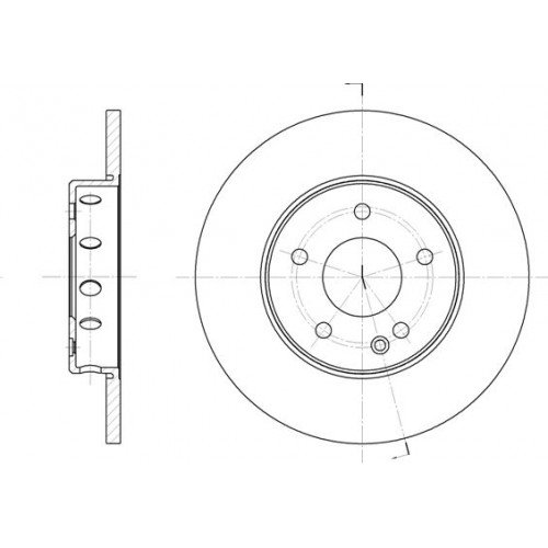 Δισκόπλακες MERCEDES C CLASS 1993 - 1995 ( W202 ) WOKING D6310.00