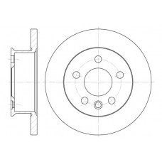 Δισκόπλακες VW TRANSPORTER MULTIVAN 1990 - 2003 ( 53I ) CARAVELLE WOKING D6414.00