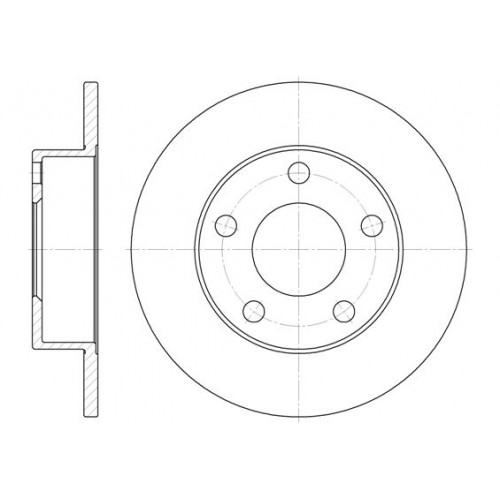 Δισκόπλακες VW PASSAT 2000 - 2005 ( 3B3 ) WOKING D6513.00 Δισκόπλακες VW PASSAT 2000 - 2005 ( 3B3 ) WOKING D6513.00