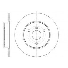 Δισκόπλακες SMART FORTWO 2004 - 2007 ( 450 ) WOKING D6617.00