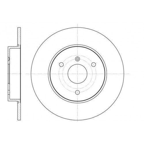 Δισκόπλακες SMART FORTWO 2004 - 2007 ( 450 ) WOKING D6617.00 Δισκόπλακες SMART FORTWO 2004 - 2007 ( 450 ) WOKING D6617.00
