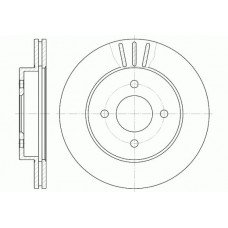 Δισκόπλακες NISSAN ALMERA 1995 - 1998 ( N15 ) WOKING D6761.10