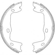 Χειρόφρενο OPEL KADETT 1984 - 1994 ( E ) WOKING Z4651.00