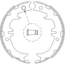 Χειρόφρενο TOYOTA RAV-4 2000 - 2003 ( XA20 ) WOKING Z4742.00