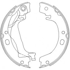 Χειρόφρενο TOYOTA COROLLA 2002 - 2004 ( E120 ) WOKING Z4753.00