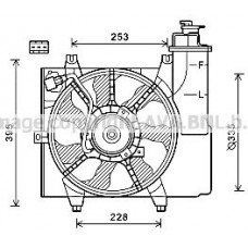 Βεντιλατέρ Νερού KIA PICANTO 2008 - 2011 ( BA ) 010106450